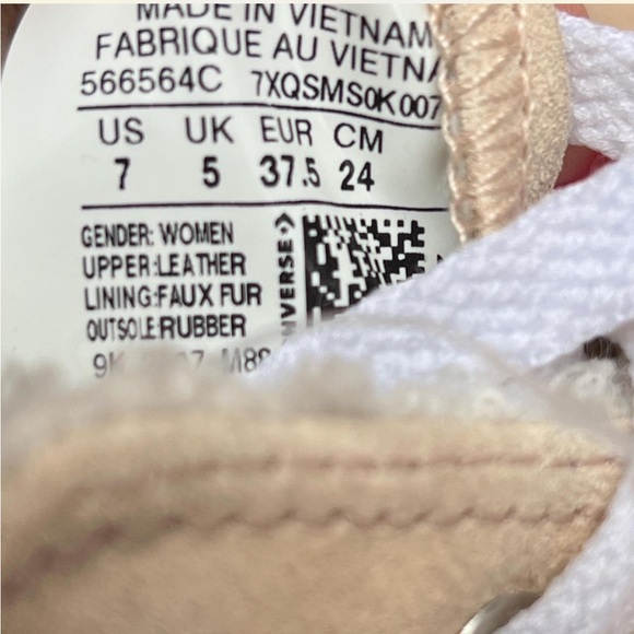 Converse Kids Beige High-Top Sneakers - Picture 6 of 6